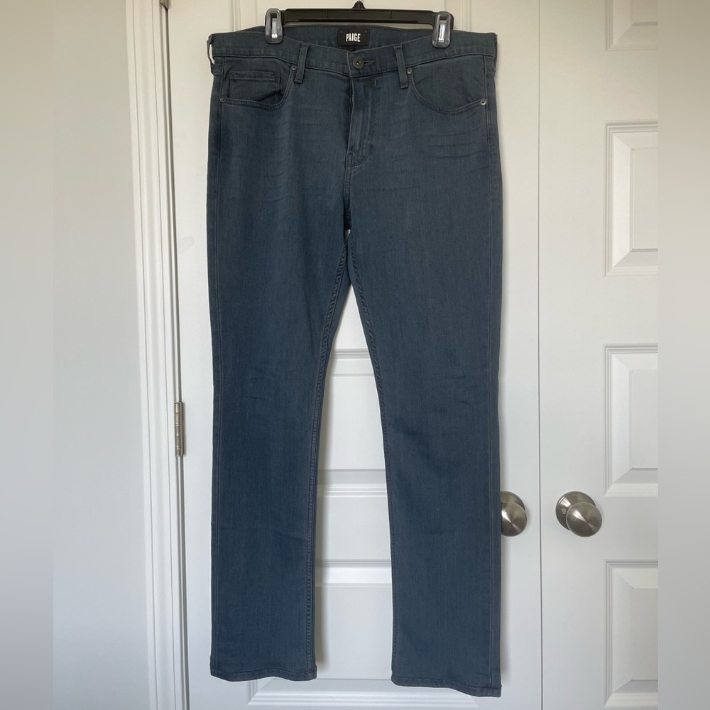 Stylish Men's Paige Jeans - Size 34, Classic Fit
